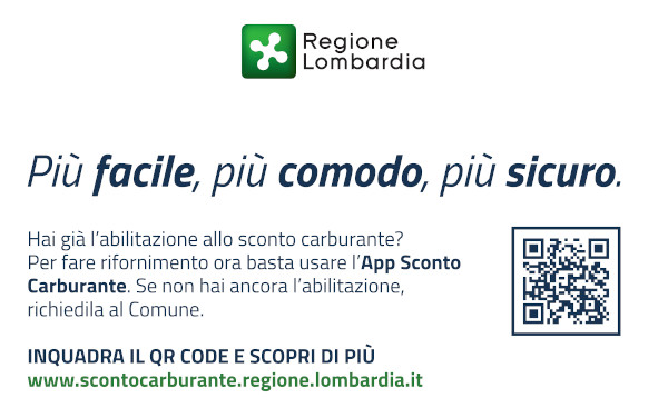 App Sconto Carburante su Regione Lombardia
